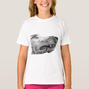 Sleeping Dog Graphic Tee – Monochrome Mood