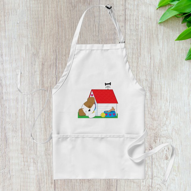 Sleeping Dog In A Dog House Standard Apron (Creator Uploaded)