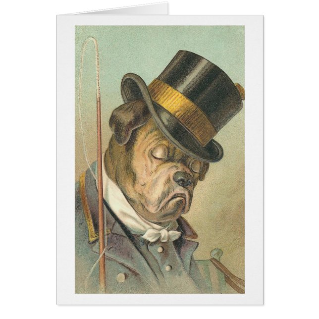 "Sleeping Dog" Vintage Illustration (Front)