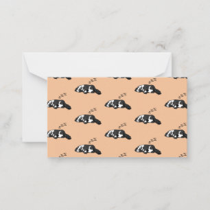 Sleeping Dog ZZZ English Springer Spaniel Pet Card