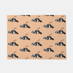 Sleeping Dog ZZZ English Springer Spaniel Pet Doormat
