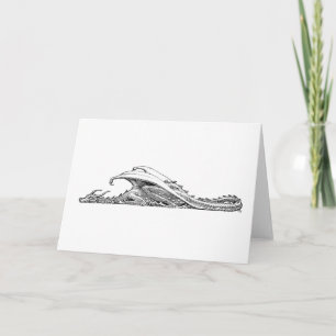 Sleeping Dragon Greeting Card
