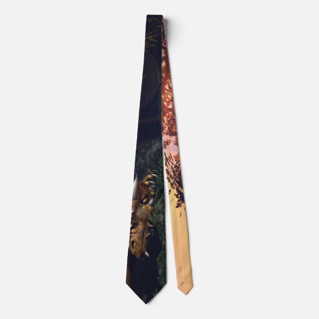 Sleeping Dragon Tie (Front)