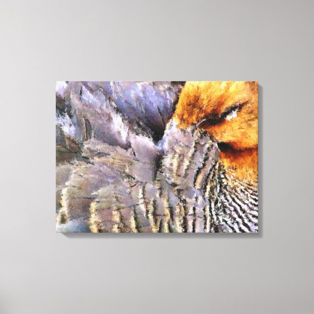 SLEEPING DUCK CANVAS PRINT (Front)