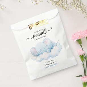 Sleeping Elephant Baby Shower, Boy Baby Shower Favour Bags