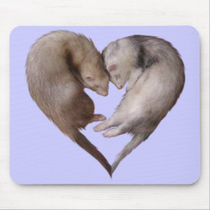Sleeping Ferrets Mousepad