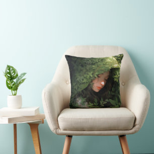 Sleeping Forest Girl Anime Cushion