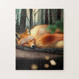 Sleeping Fox Jigsaw Puzzle