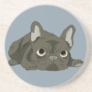 Sleeping French Bulldog Coaster
