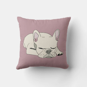 Sleeping French Bulldog Cushion