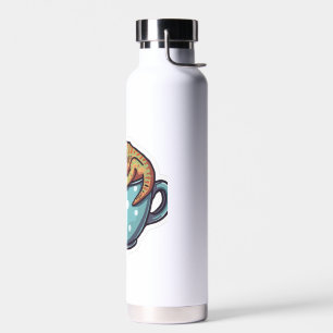 Sleeping gecko water bottle