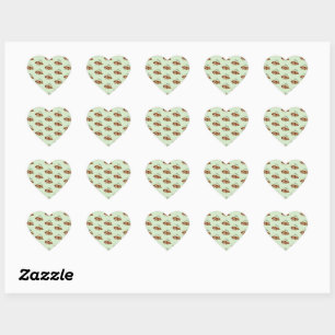 Sleeping German Shorthaired Pointer Dog Lover ZZZ Heart Sticker