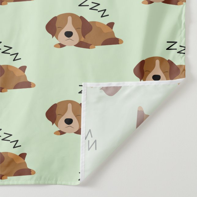 Sleeping German Shorthaired Pointer Dog Lover ZZZ Tapestry (Detail)