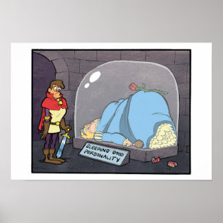 Sleeping Good Personality Print
