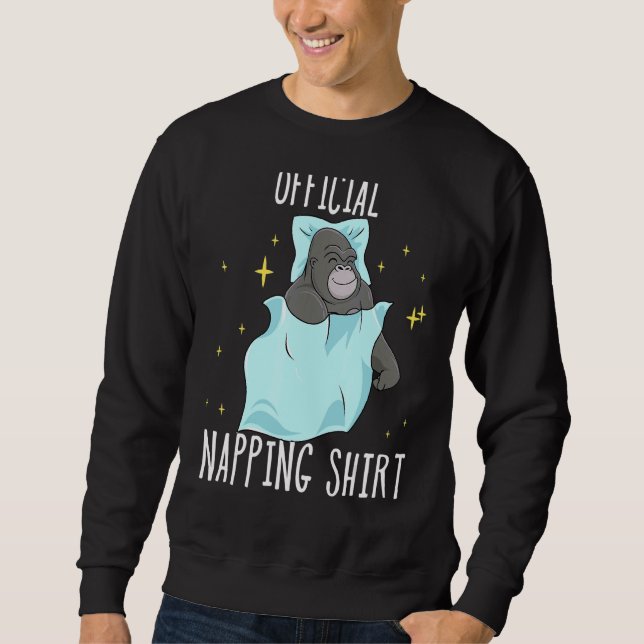 Sleeping Gorilla Pyjamas Sleepyhead Sweatshirt (Front)