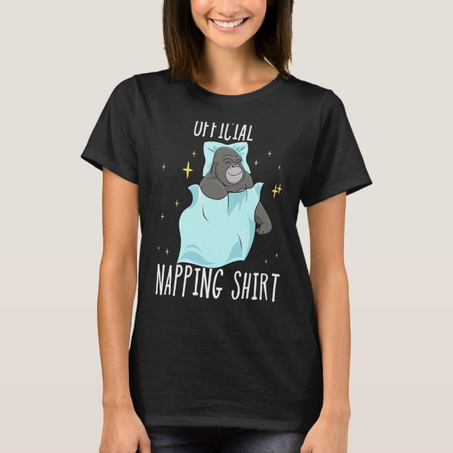 Sleeping Gorilla Pyjamas Sleepyhead T-Shirt (Front)