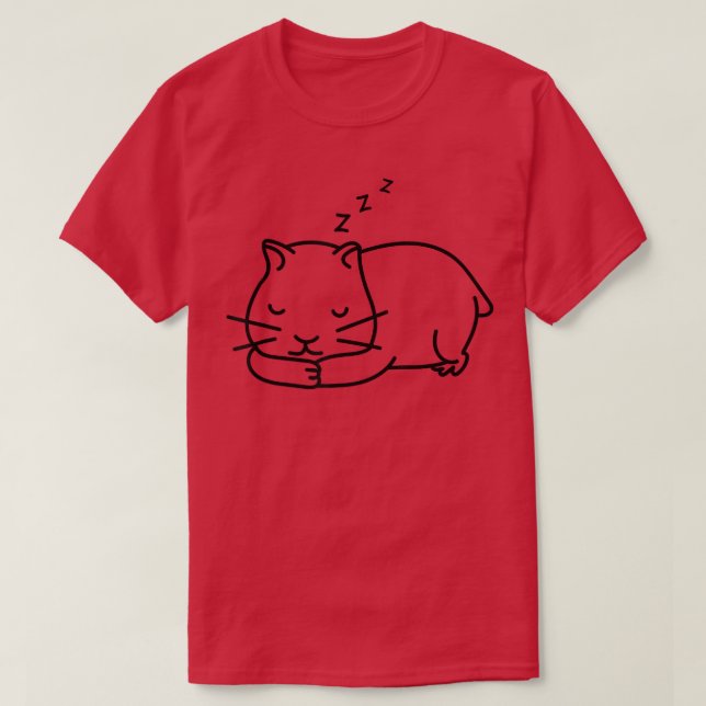 Sleeping Guinea Pig I Cute Guinea Pig I Kids Guine T-Shirt (Design Front)