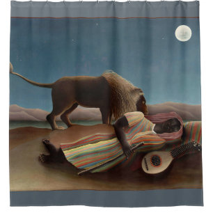 Sleeping Gypsy by Rousseau Shower Curtain