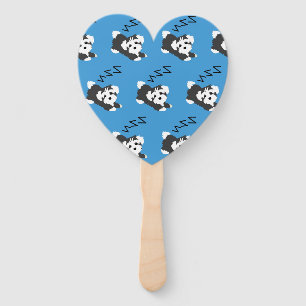 Sleeping Havanese Dog Animals Lover ZZZ Pet Owner Hand Fan