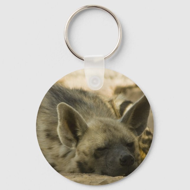 Sleeping Hyena  Keychain (Front)