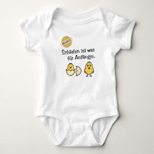 Sleeping is for beginners, German Baby Bodysuit