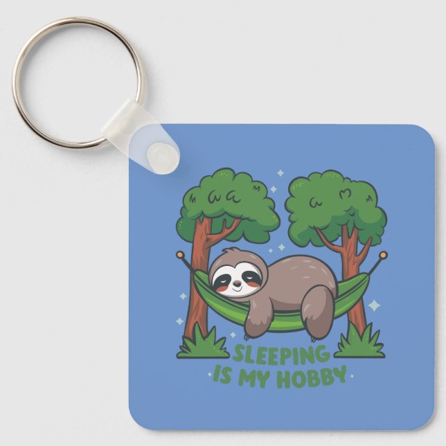  Sleeping is my hobby Key Ring (Front)