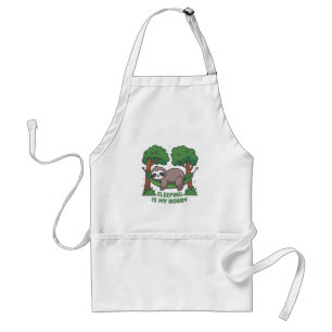  Sleeping is my hobby Standard Apron