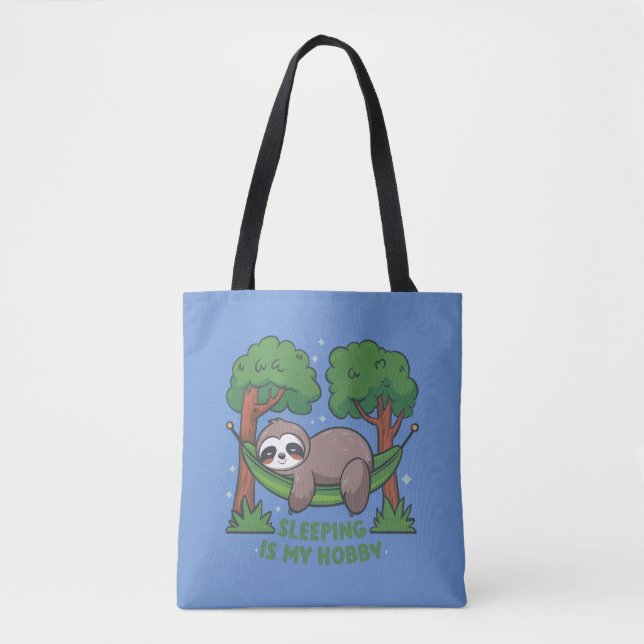  Sleeping is my hobby Tote Bag (Front)