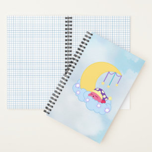 Sleeping Kirby Spiral Notebook
