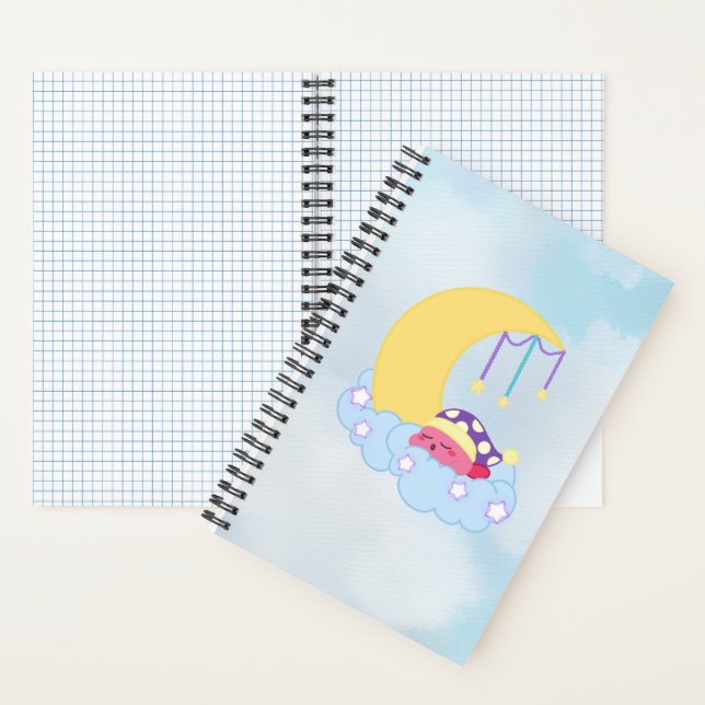 Sleeping Kirby Spiral Notebook (Inside)