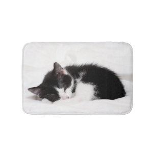 Sleeping Kitten Bath Mat