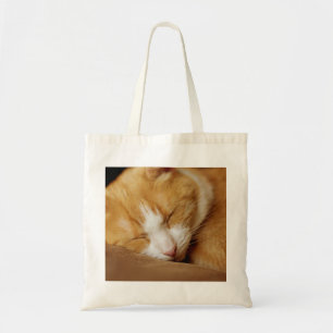 Sleeping Kitten Tote Bag