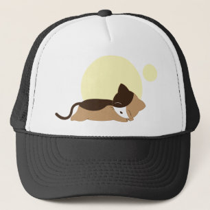 Sleeping Kitten Trucker Hat