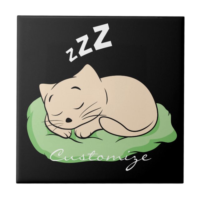 Sleeping Kitty Thunder_Cove Tile (Front)