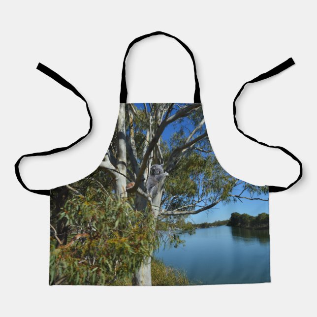 Sleeping Koala Bear, Kids Full Print Apron (Front)
