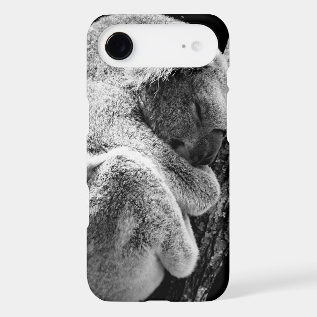 Sleeping koala bear phone protection case (Back)