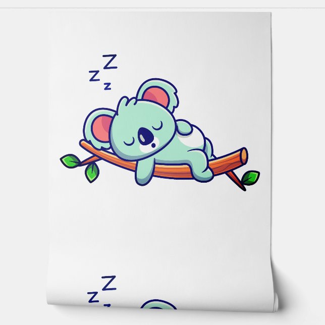 Sleeping koala wallpaper (Unrolling)