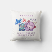 Sleeping Lamb Sweet Dreams Sleepy Head Name