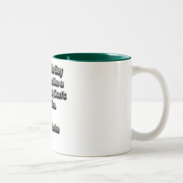 Sleeping like a baby? Two-Tone coffee mug (Right)