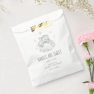 Sleeping Little Elephant Boy Babies are Sweet Favour Bags