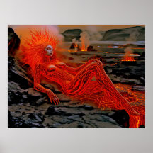 “Sleeping Magma” – Volcanic Woman Portrait