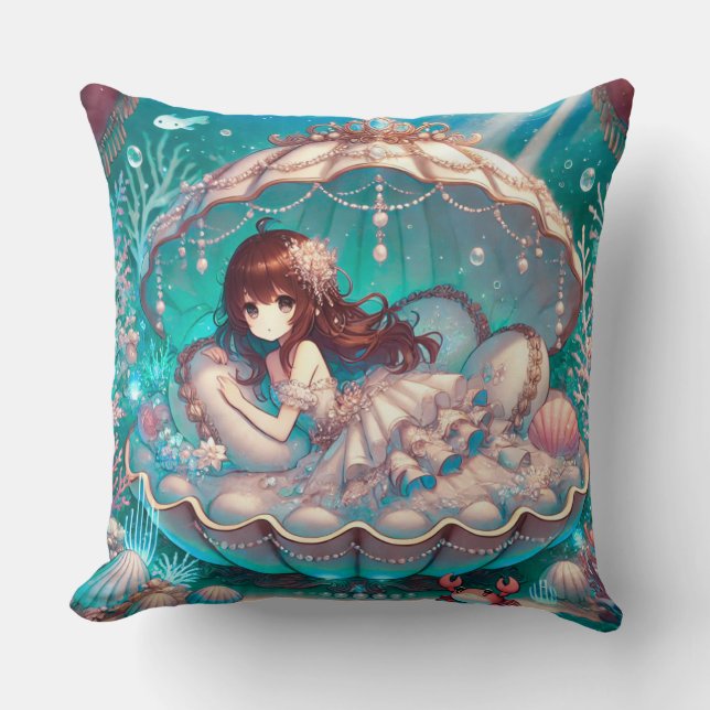 Sleeping Mermaid Pillow (Front)