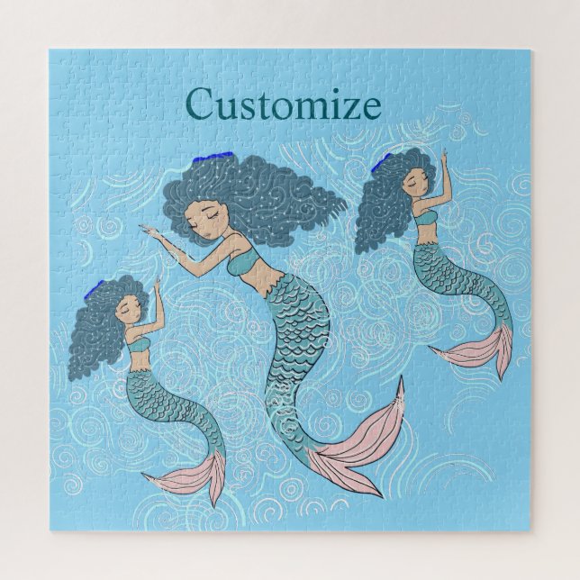 Sleeping Mermaid Thunder_Cove Jigsaw Puzzle (Vertical)