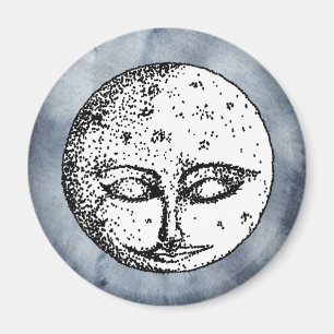 Sleeping Moon Magnet