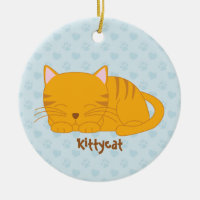 Sleeping Orange Tabby Cat