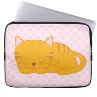 Sleeping Orange Tabby Cat
