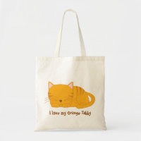 Sleeping Orange Tabby Cat