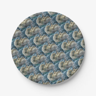 Sleeping Otter Paper Plate