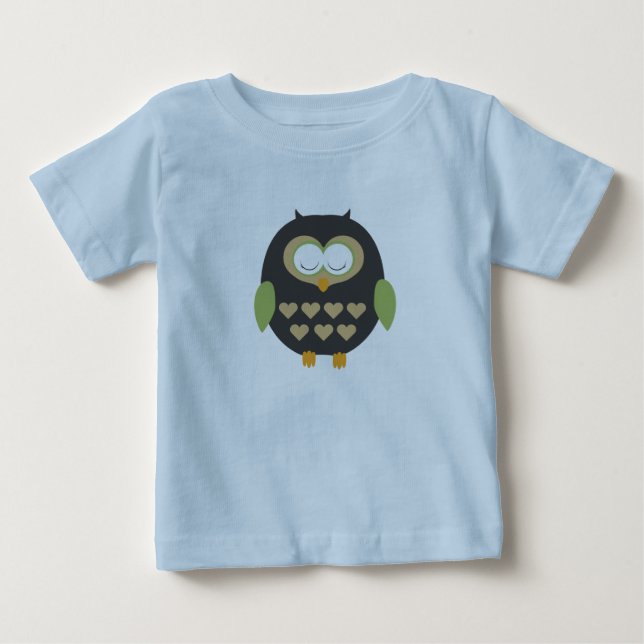 Sleeping owl baby T-Shirt (Front)