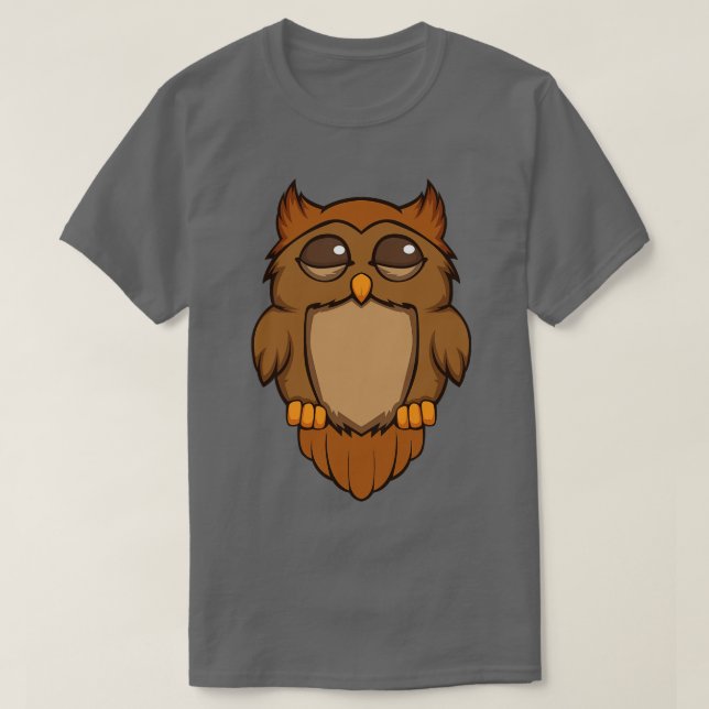 Sleeping Owl Cute Owls 1 T-Shirt (Design Front)